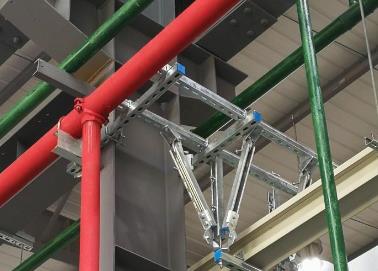 岫岩该抗震支架的整体式支吊架结构协调性好